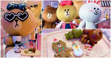 【NEWS】熊大妹超萌登台!全台首間LINE Cafe獨家抹茶熊大雞蛋糕 和3.5米超大CHOCO一起喝下午茶