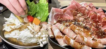 咕咕咕嚕-大安店。日式火鍋與韓式銅盤烤肉一次大滿足