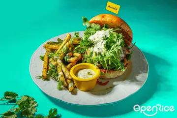 【全台】香菜控必吃！爆量香菜與爆量蒜泥超過癮 the Diner樂子美式餐廳全新推出多汁牛肉排「香香堡」系列