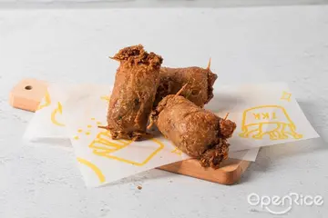 【全台】擁有專利的炸雞皮包油飯經典美味！慶獨家專利美味3周年 頂呱呱限時5天推呱呱包限定賣二送一