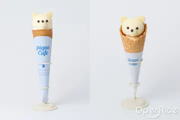 【台北信義】用看的都覺得涼！人手必備「北極熊」漂浮水藍色氣泡飲 GELATO PIQUE CAFÉ 推超萌北極熊冰淇淋可麗餅