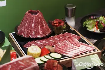 【台北萬華】吸睛肉火山超過癮！烤物、焦糖吐司、蔬菜燒吃到飽 「原燒」北部首間概念店開幕祭8折