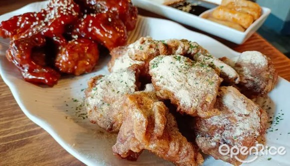 歐吧韓國炸雞哥哥雞感性泡茶