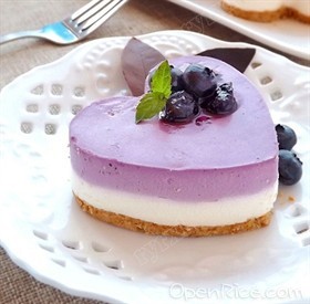 藍莓雙色凍芝士蛋糕