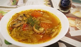 義式蔬菜蟹肉湯