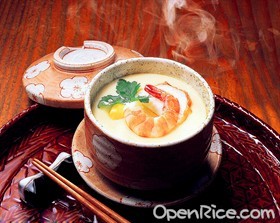 日式蟹肉蒸蛋