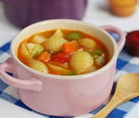 蔬菜義麵濃湯