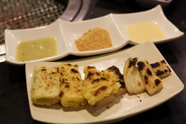 餐後甜點烤麻糬