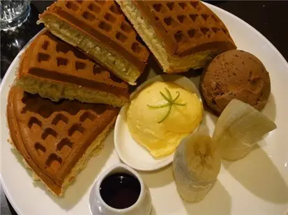 香蕉巧克力鬆餅