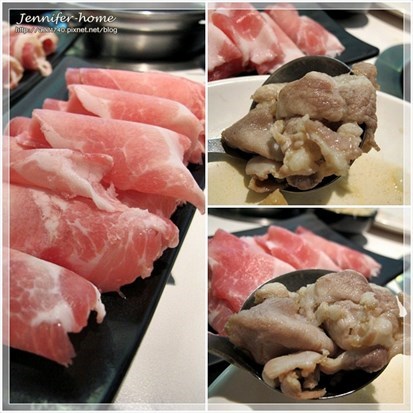 台灣特有的黑豬肉，配著薑絲吃熱量低又清爽