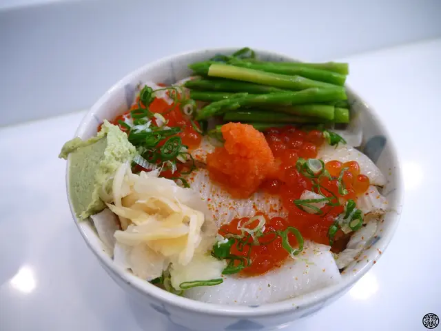 七眼比目魚鰭邊丼