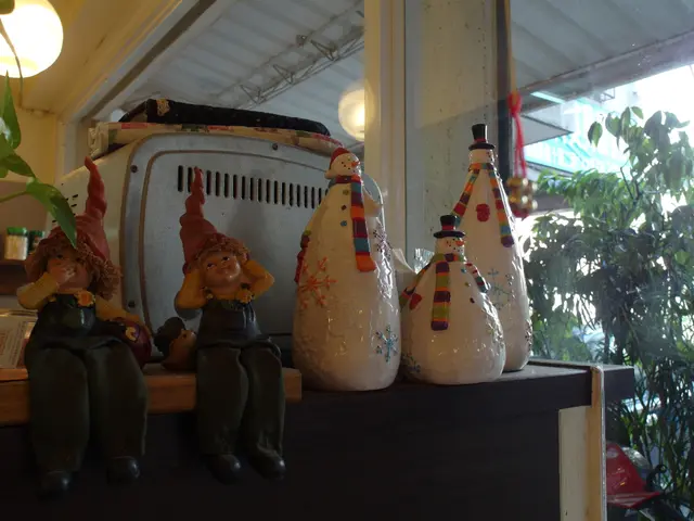 在櫃台旁可愛的小裝飾