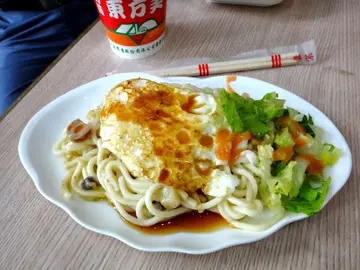 海鮮白醬麵 (NT$40元)
