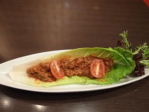 義式肉醬蘿蔓葉