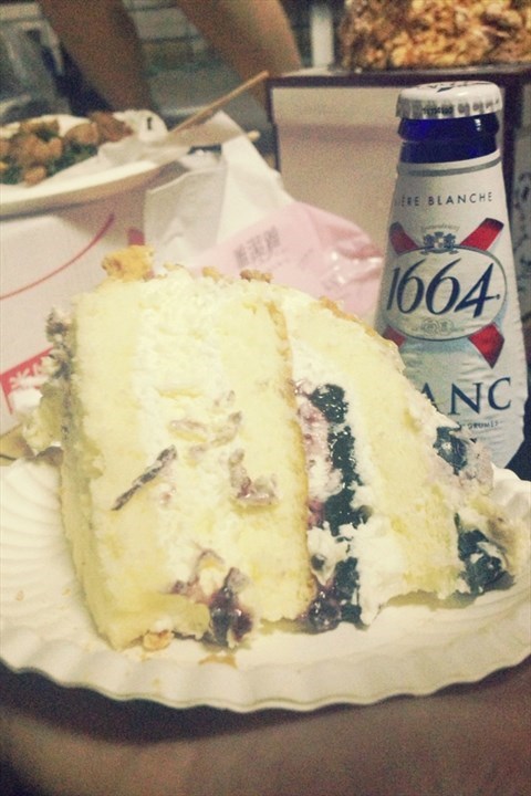 Birthday party 之藍莓乳酪蛋糕～