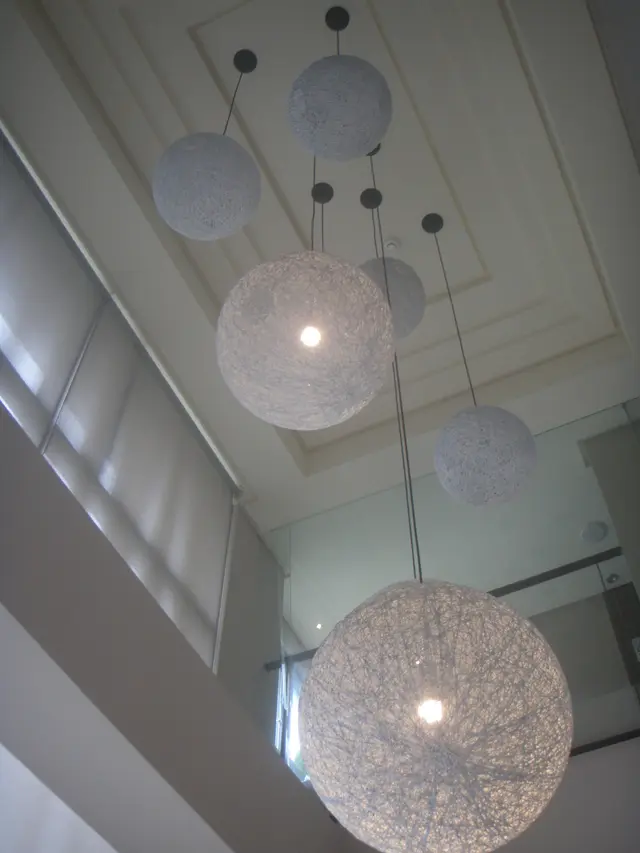 可愛的吊燈球~*