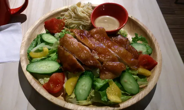 豐定食系列-照燒雞腿排沙拉