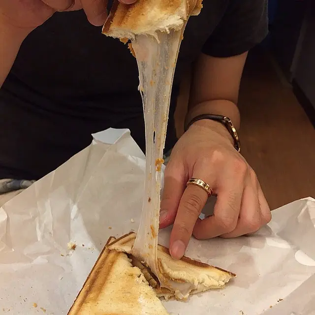 燒燒麻糬熱壓吐司