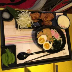 炸雞烏龍麵定食