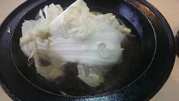 炒過後加大白菜