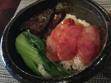 很溫暖好吃的臘味飯