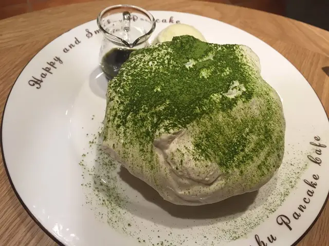 滿滿的抹茶~這是友人點的