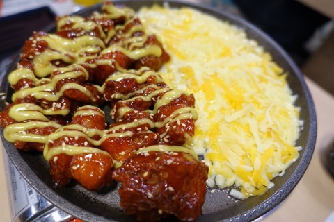 韓式甜辣醬配上炸雞是我最愛的口感