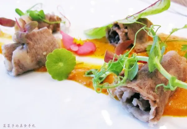 冷前菜-頂級牛小排佐傳統醬汁