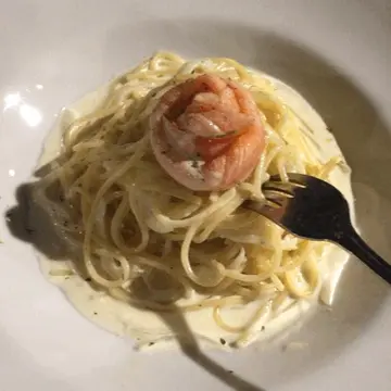 檸檬奶油燻鮭麵