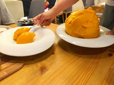 手工義式冰淇淋(芒果口味)