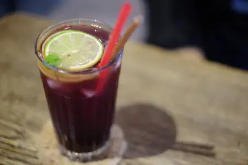 桑葚檸檬氣泡飲