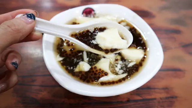 傳統白豆花+粉圓