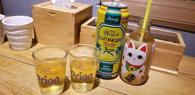 德國檸檬啤酒 & 招財貓汽水