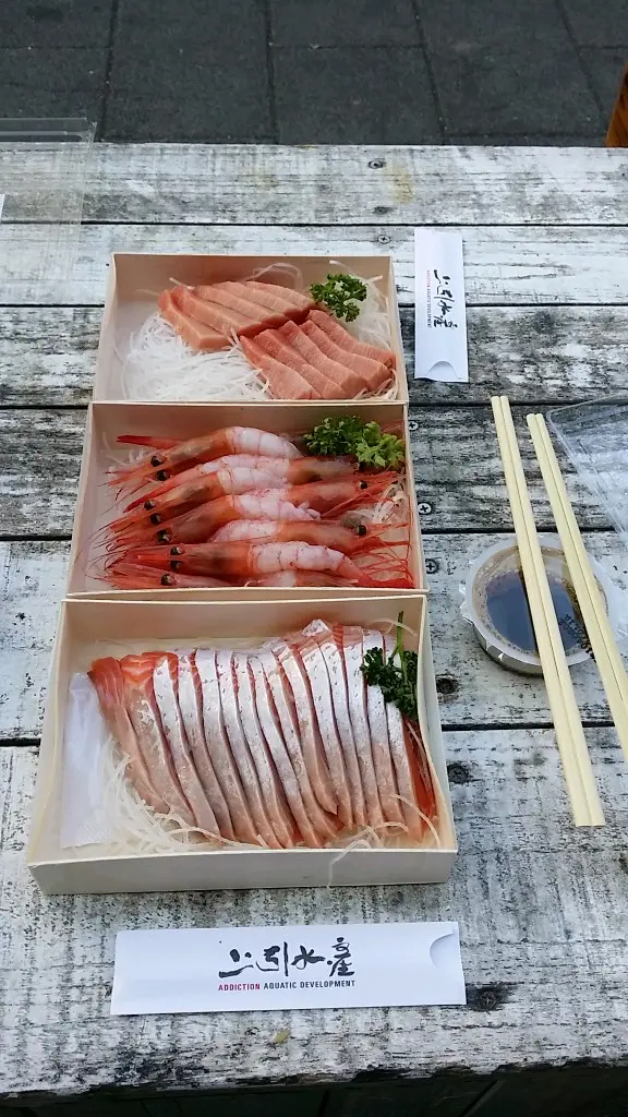 魚生及甜蝦