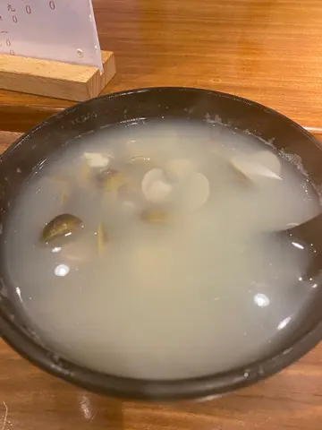 蜆仔蒜頭湯
