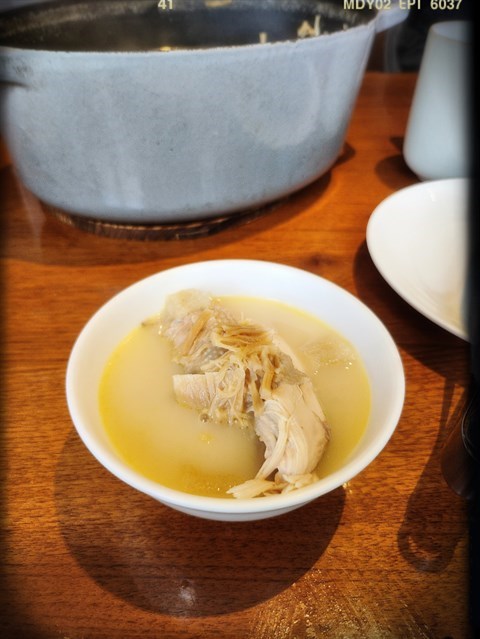 北海道干貝竹笙雞湯（NT 2,380）