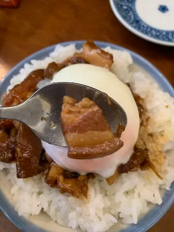 醬冬瓜魯肉飯+半熟玉子